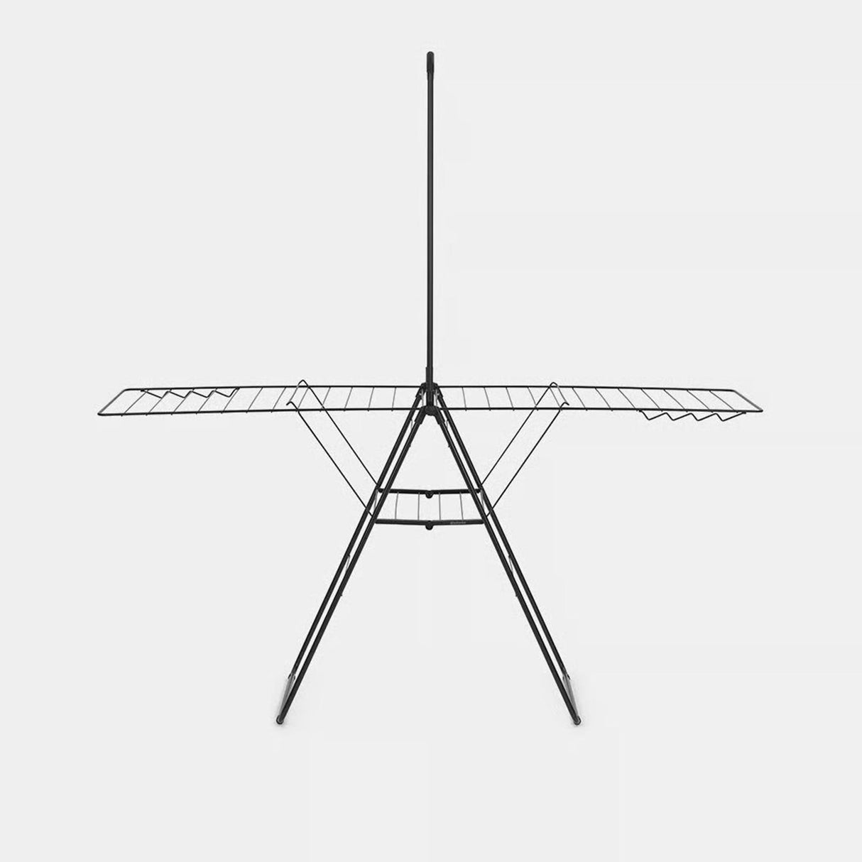 Étendoir Brabantia Hangon, 25 m avec tige - noir mat