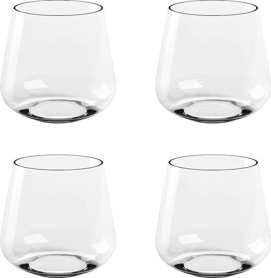 Divers Leerdam Stature Verre à eau 30 cl 4 pièces