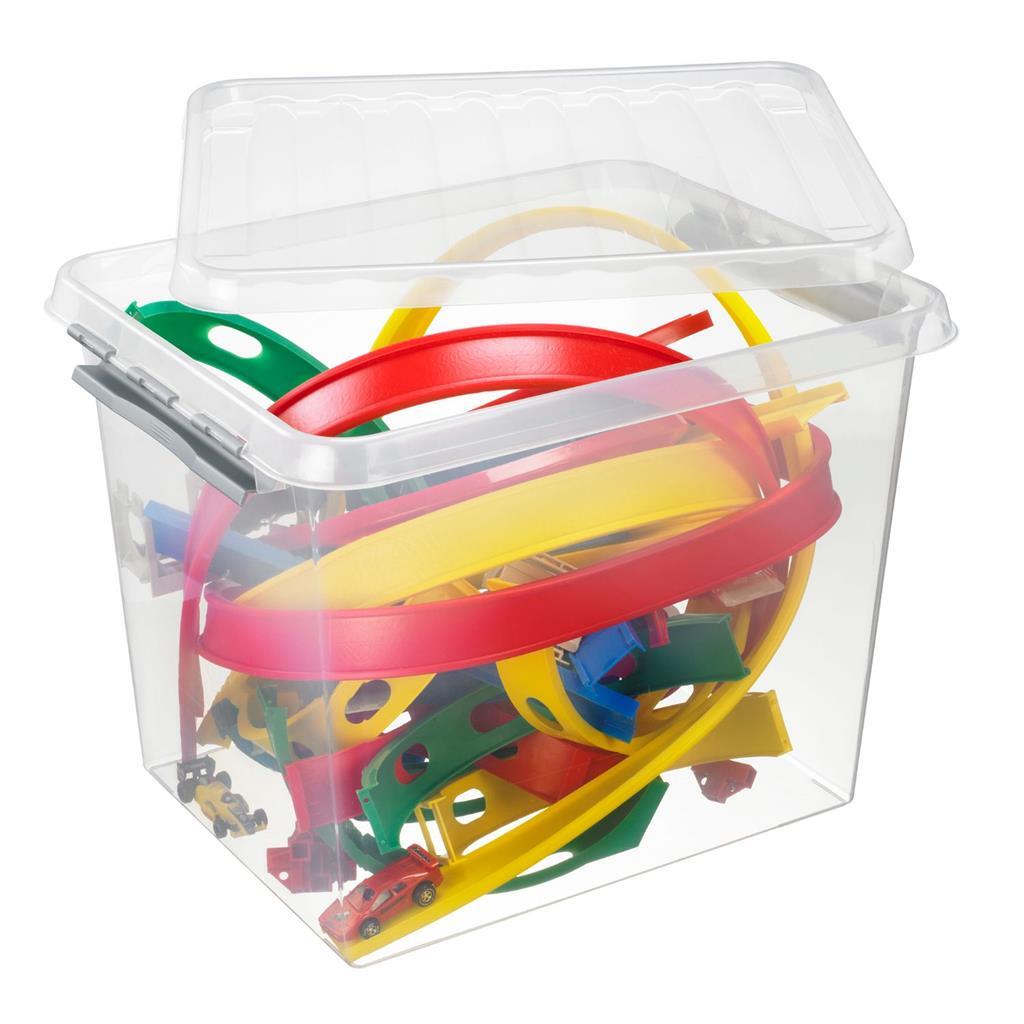 Sunware q-line boîte de rangement 52l transparente