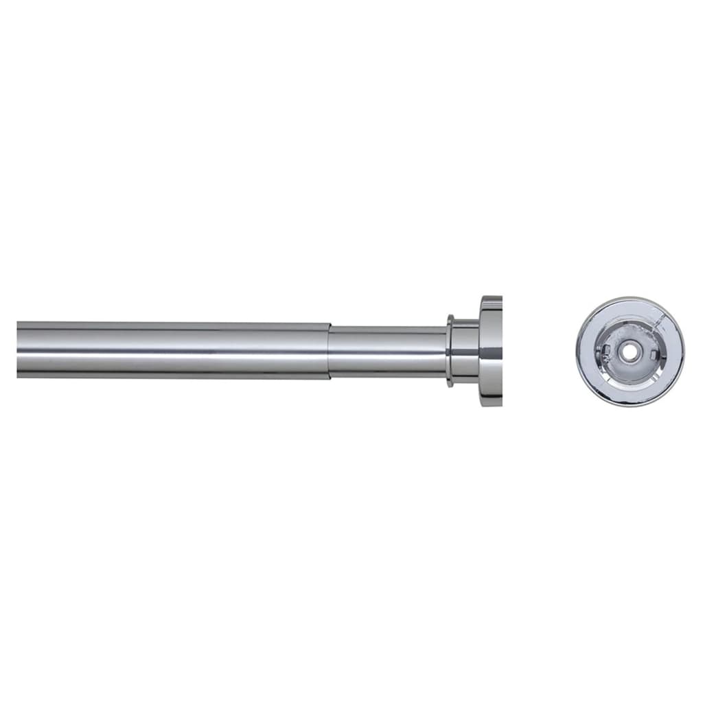 Rideau de douche en peau de sceaux télescopique 125-220 cm de couleur chromée