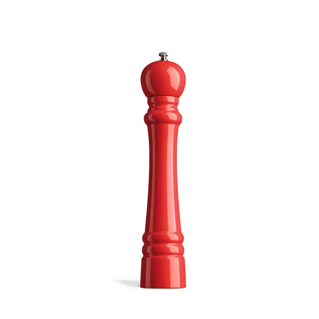 Moulin à poivre et à sel en bois Amefa 35 cm rouge