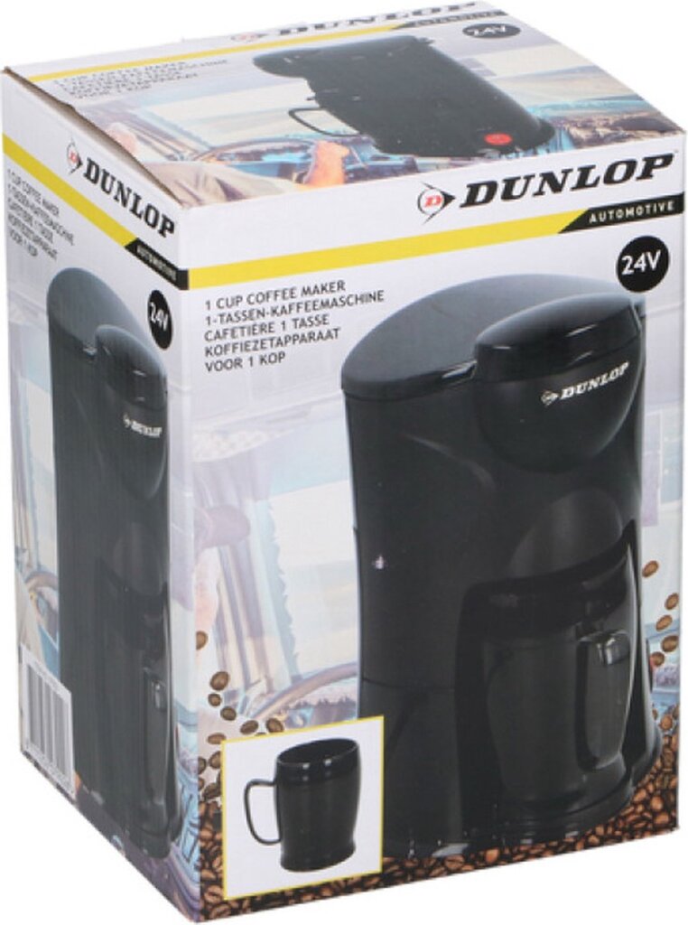 Cafetière Dunlop prise allume cigare 1 tasse 24v camion ou camping car