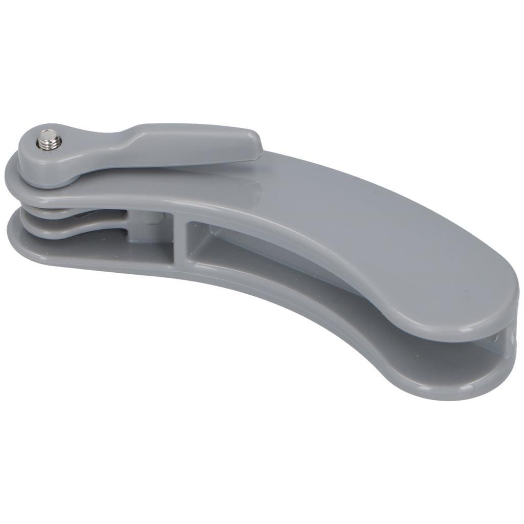 Vivamore tourne-clés 12,5x3,5x3,3 cm gris