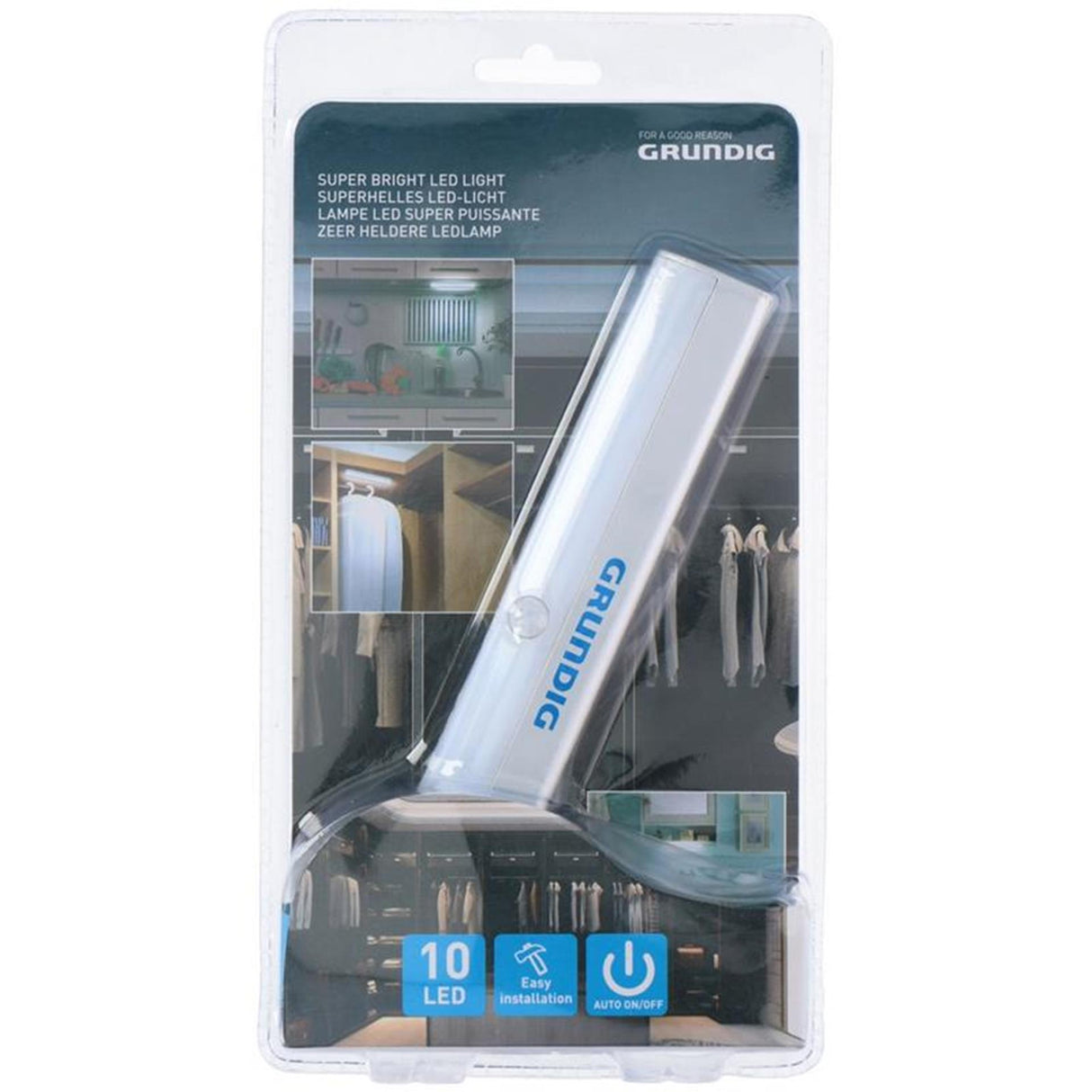 Lampe d'armoire LED Grundig 11x5x3cm