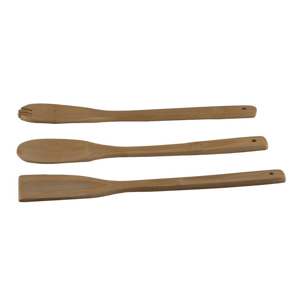 Alpina set de spatules 3 pièces 29,5 cm bambou | 3 pièces