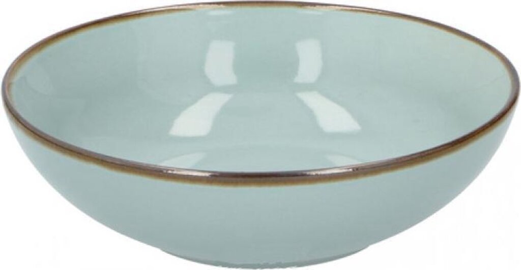 Bol à soupe divers 18x5,5 cm céramique bleu menthe