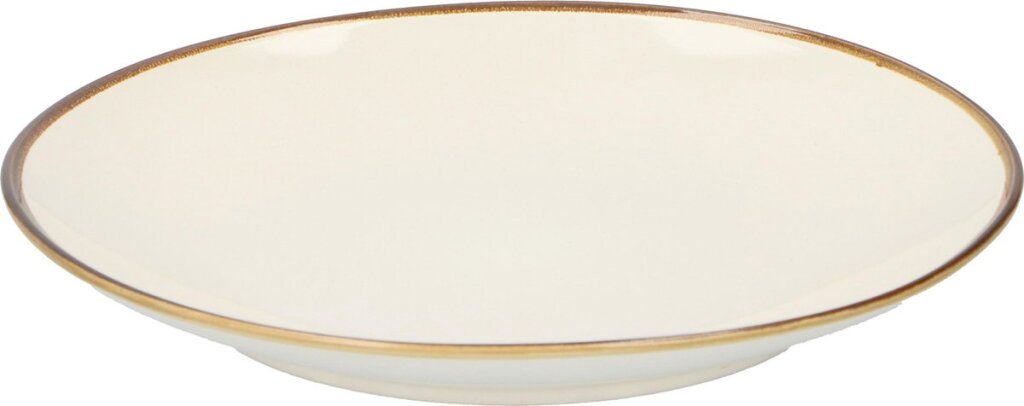 Assiette plate divers 26x3 cm céramique ivoire blanc