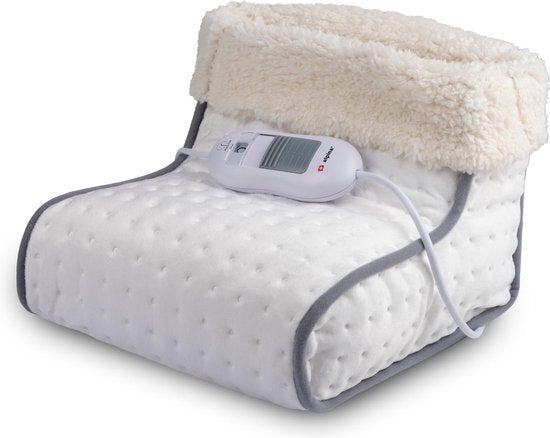 Chauffe-pieds électrique Alpina housse intérieure lavable protection contre la surchauffe 3 réglages