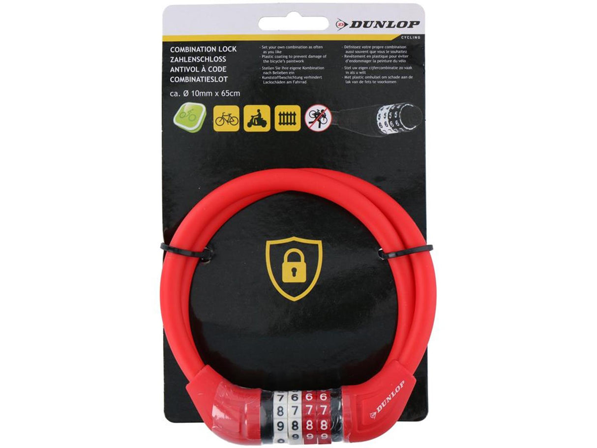 Serrure à combinaison Dunlop 10x65cm
