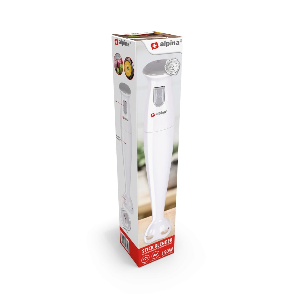 Mixeur plongeant Alpina blanc gris