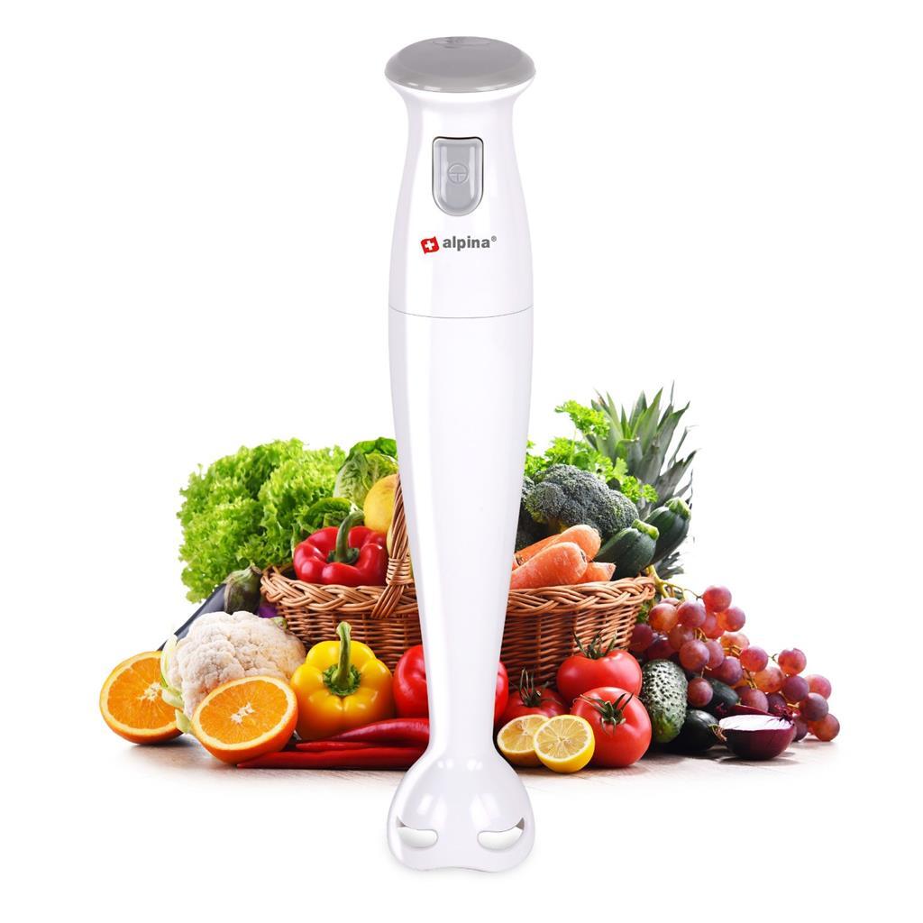 Mixeur plongeant Alpina blanc gris