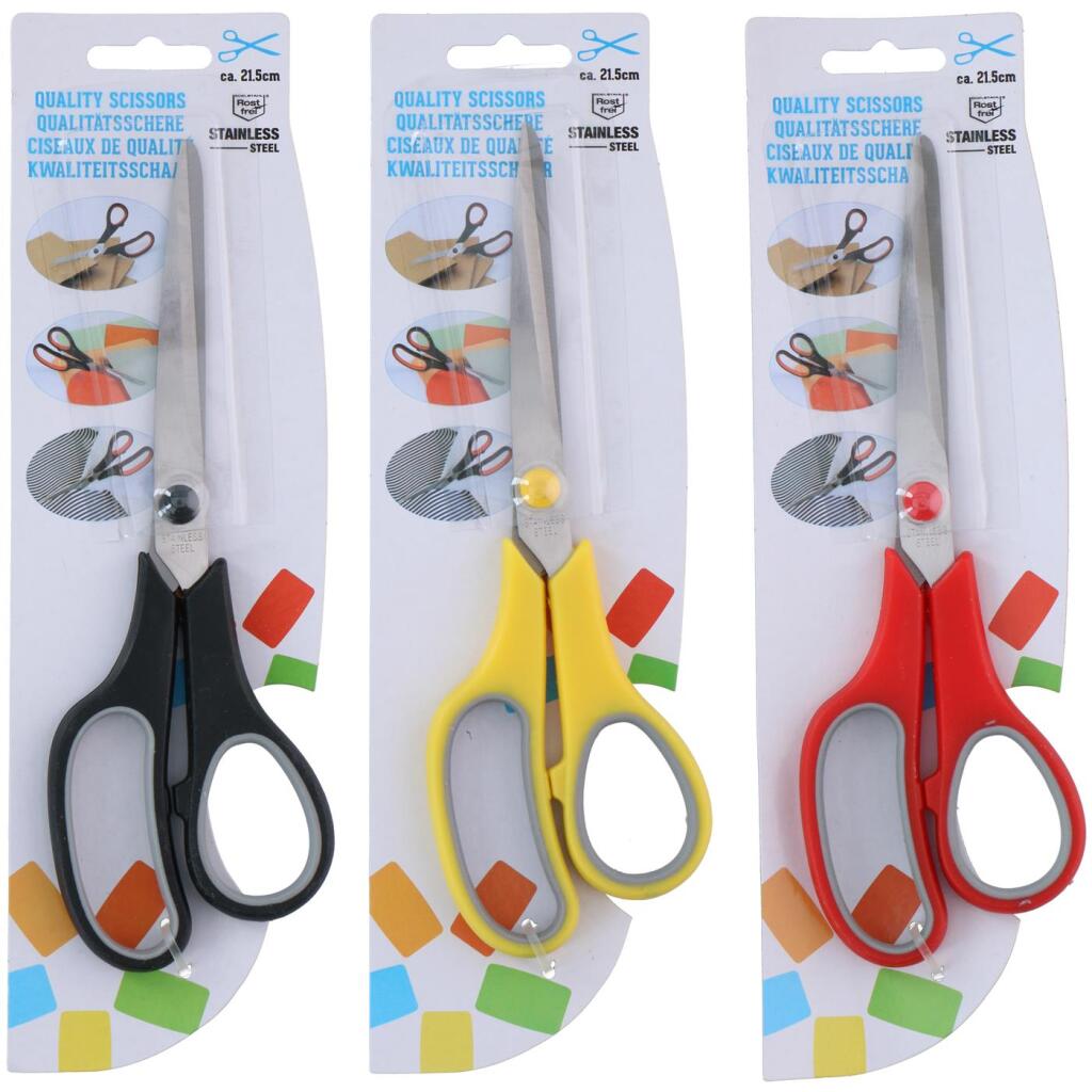 Ciseaux divers 21,5cm différentes versions