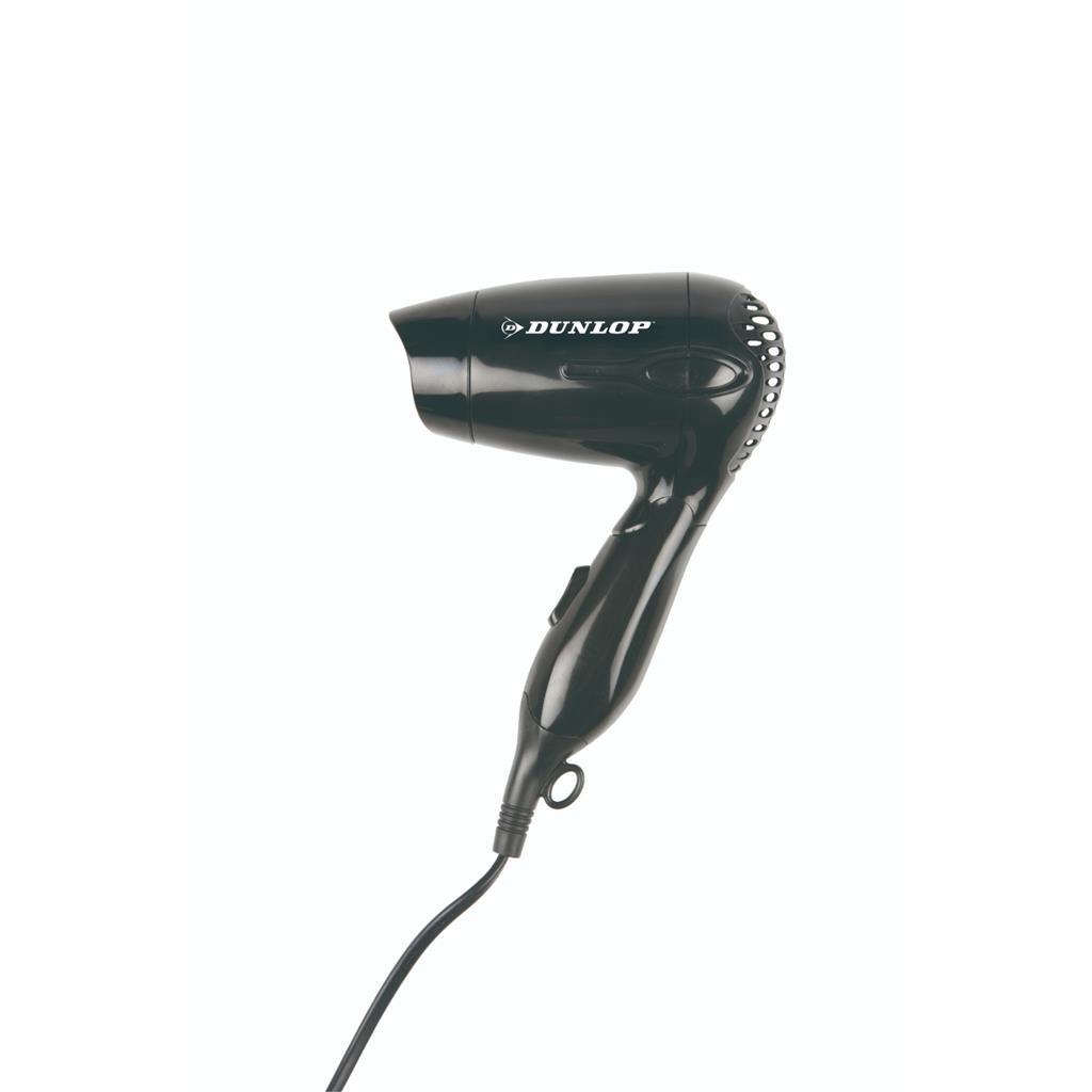 Sèche-cheveux de voyage Dunlop 1200W noir