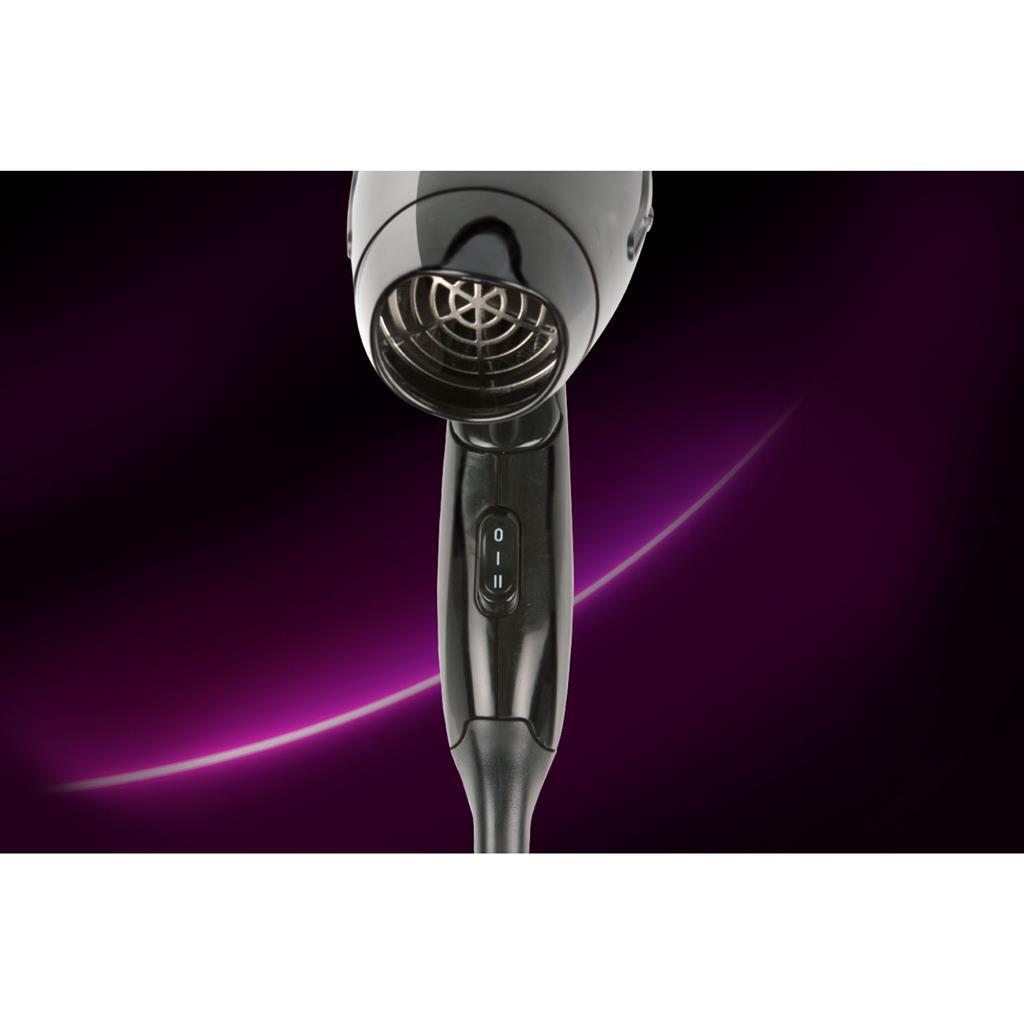 Sèche-cheveux de voyage Dunlop 1200W noir