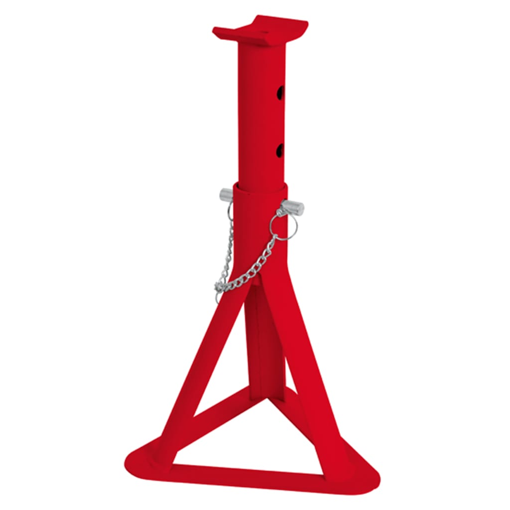 Ensemble de support d'essieu de 2 pièces Carpoint 2000 kg de rouge