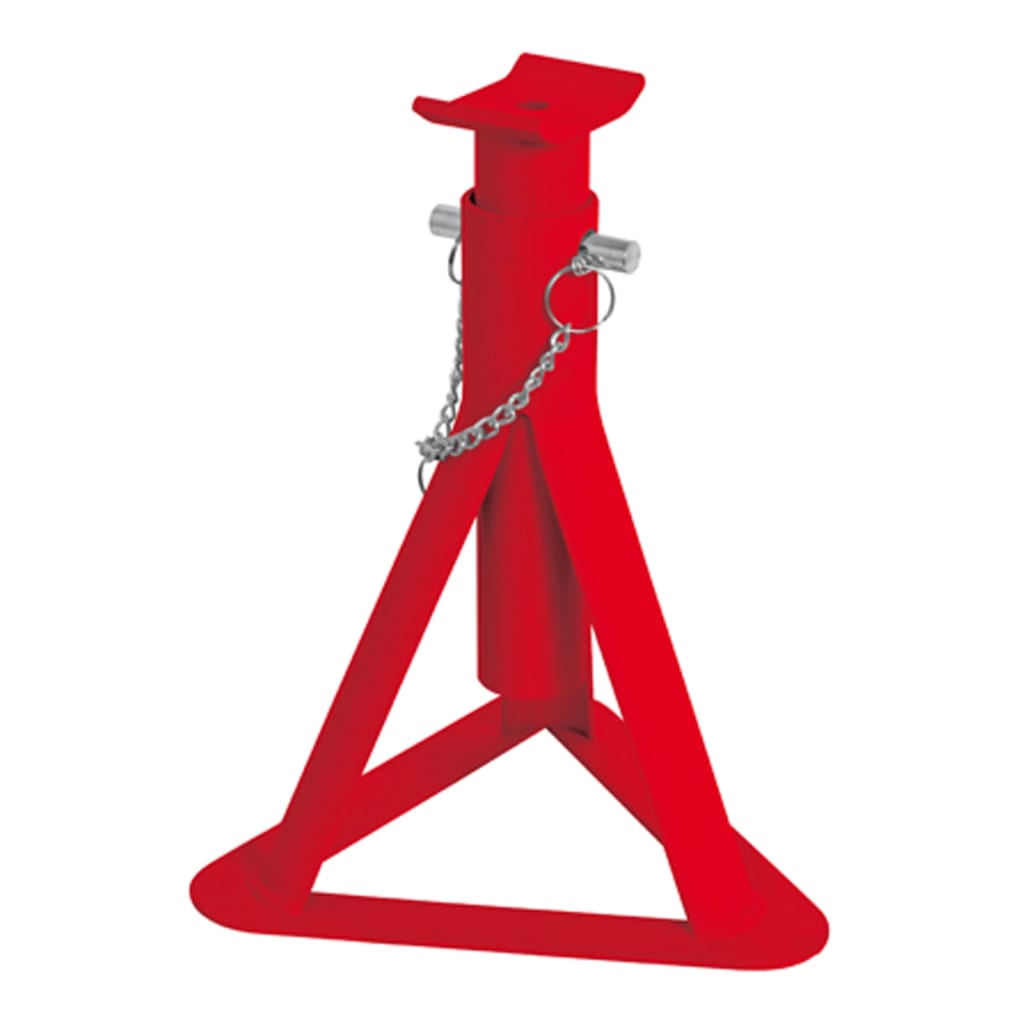 Ensemble de support d'essieu de 2 pièces Carpoint 2000 kg de rouge