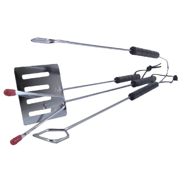 Ensemble d'outils de base pour barbecue 3 pièces