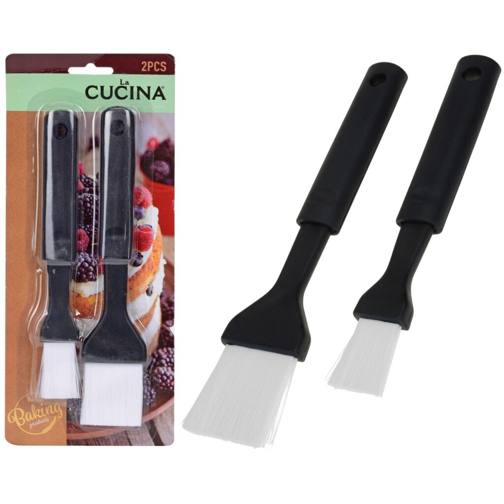 La cucina pinceaux à pâtisserie lot de 2 2 assortis | 3 pièces