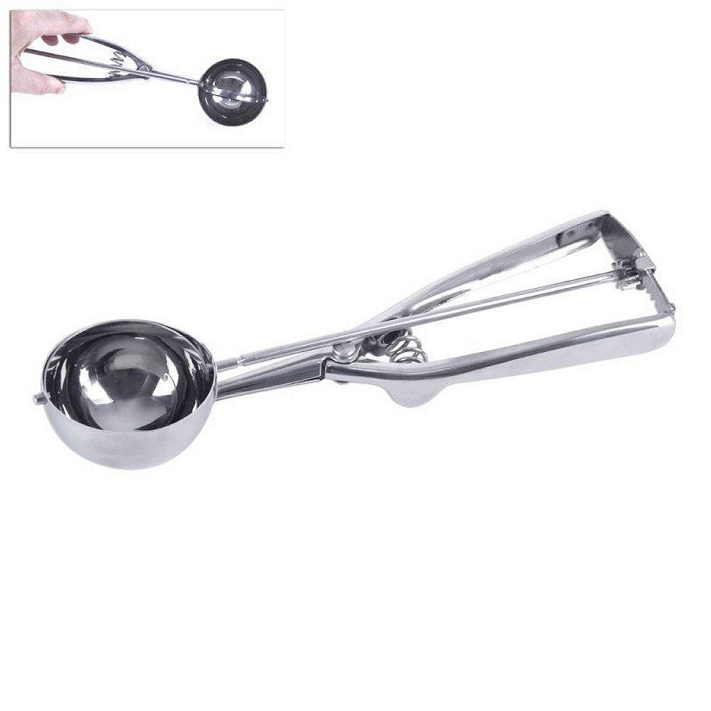 Excellente pince à glace, ustensiles ménagers, cuillère à oliebollen, en acier inoxydable 5.5 cm