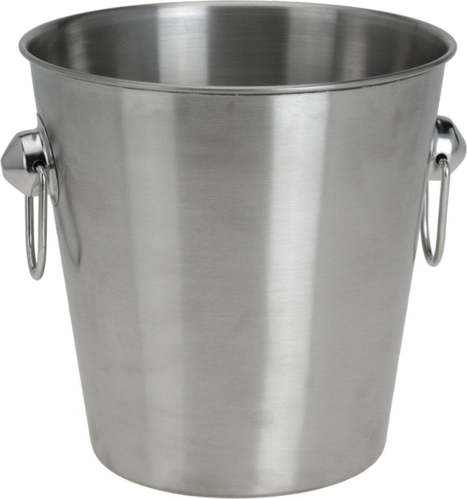 Excellent houseware seau à glace refroidisseur à champagne 3l argent acier inoxydable d20 cm