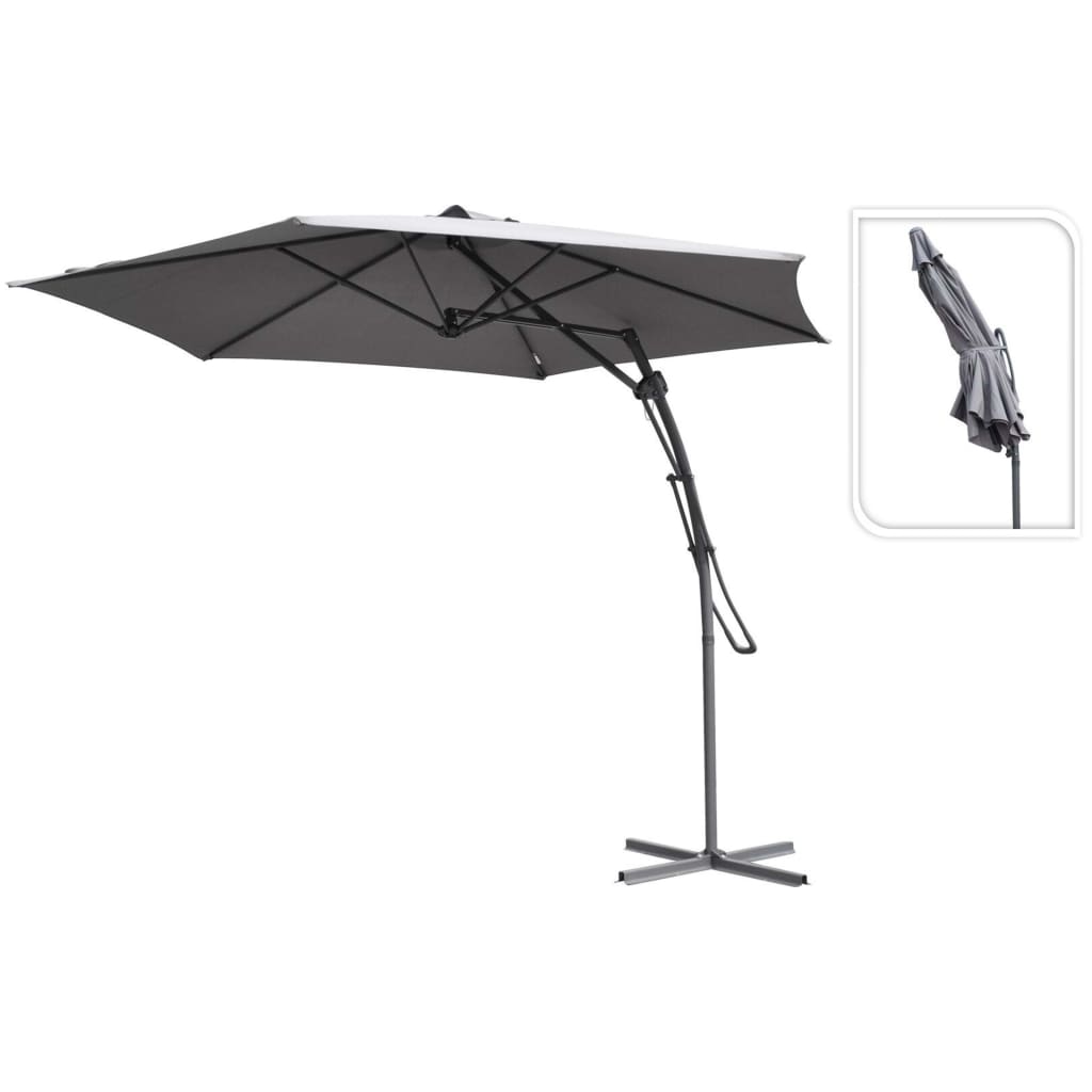 Progarden Floating Parasol 300 cm Gray