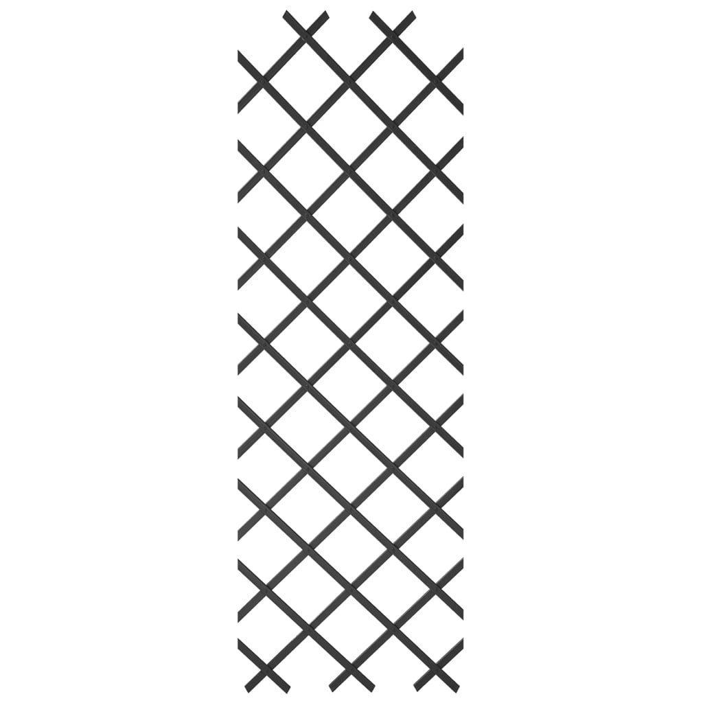 Nature Garden Slat Travail 50x150 cm PVC Anthracite -colored