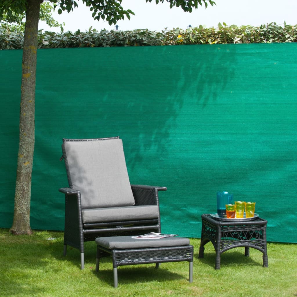 Écran de jardin nature 1,5x5 m PE vert