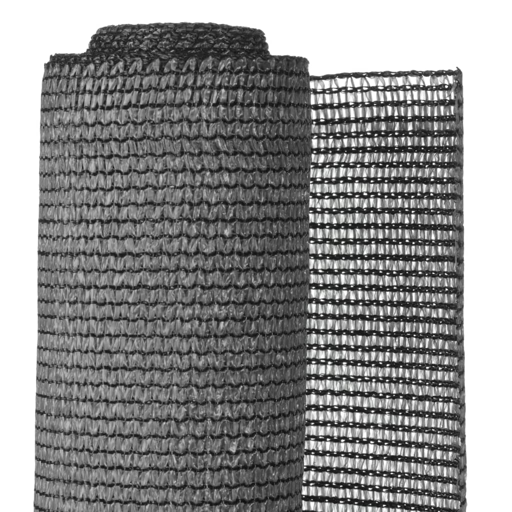 Écran de jardin de la nature 1,5x5 m PE anthracite