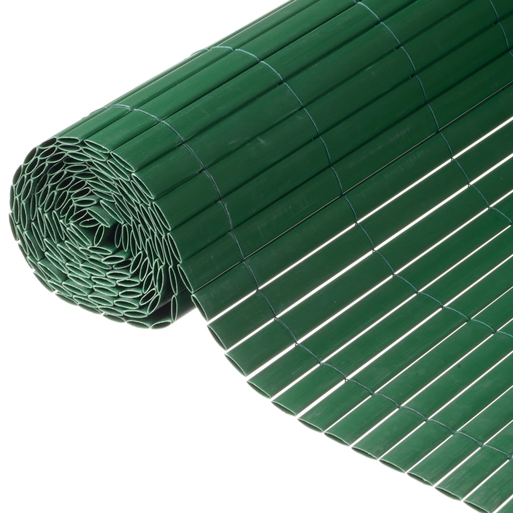 Écran de jardin de la nature Double 1x3 M PVC vert