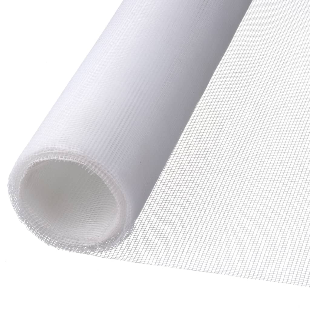 Moustique de la nature et écran d'insectes 1x3 m de fibre optique blanc