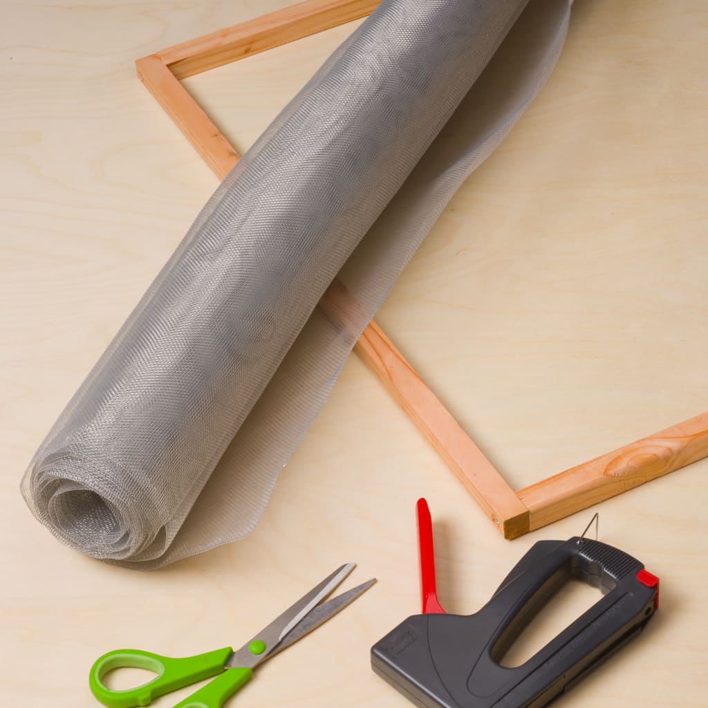 Nature Mosquito Net 1x2 m Gris d'aluminium