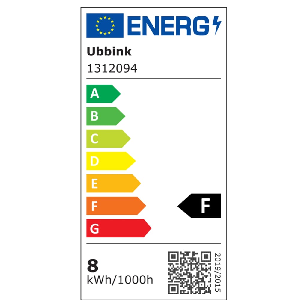 Ubbink Niagara Waterfall avec éclairage LED 90 cm en acier inoxydable