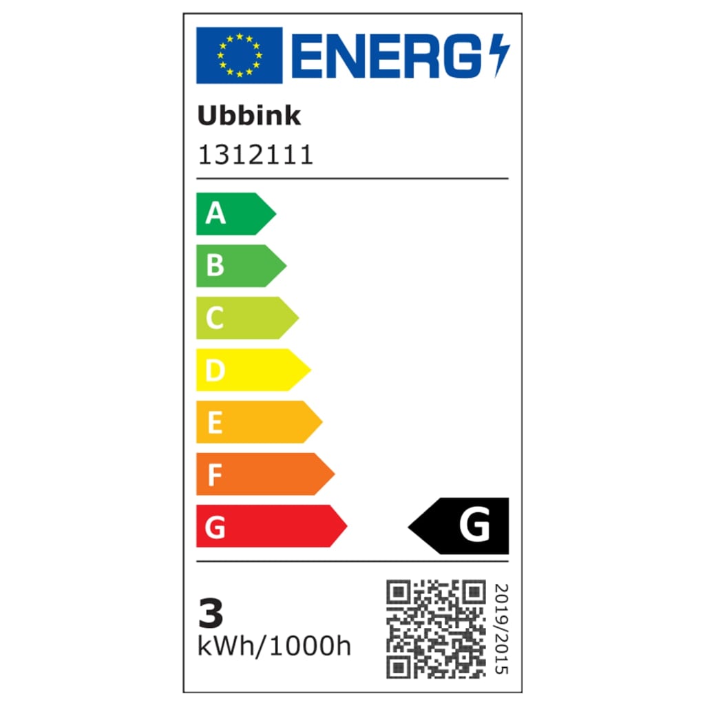 Cascade Ubbink avec LEDS Nevada 30 cm en acier inoxydable