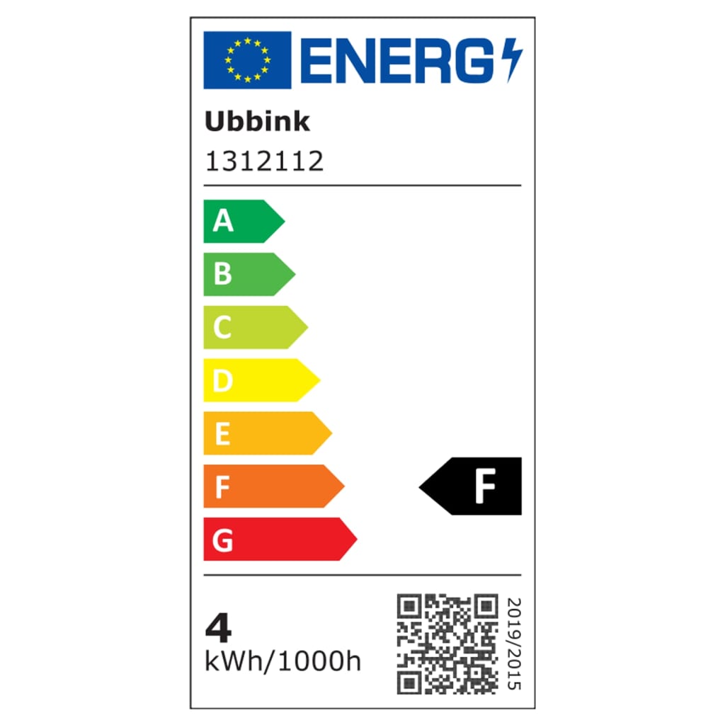 Cascade Ubbink avec LEDS Nevada 60 cm en acier inoxydable