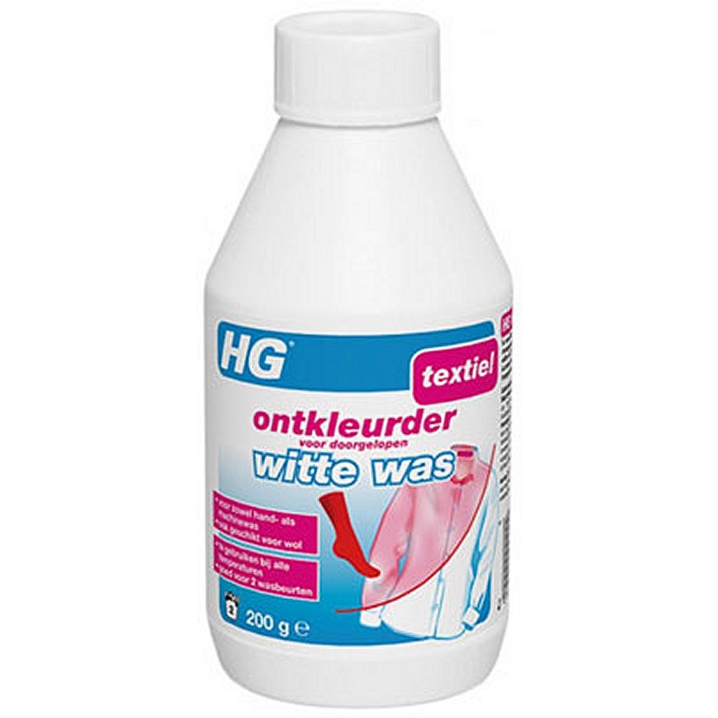 Hg hg décolorant pour linge blanc qui coule 200gr