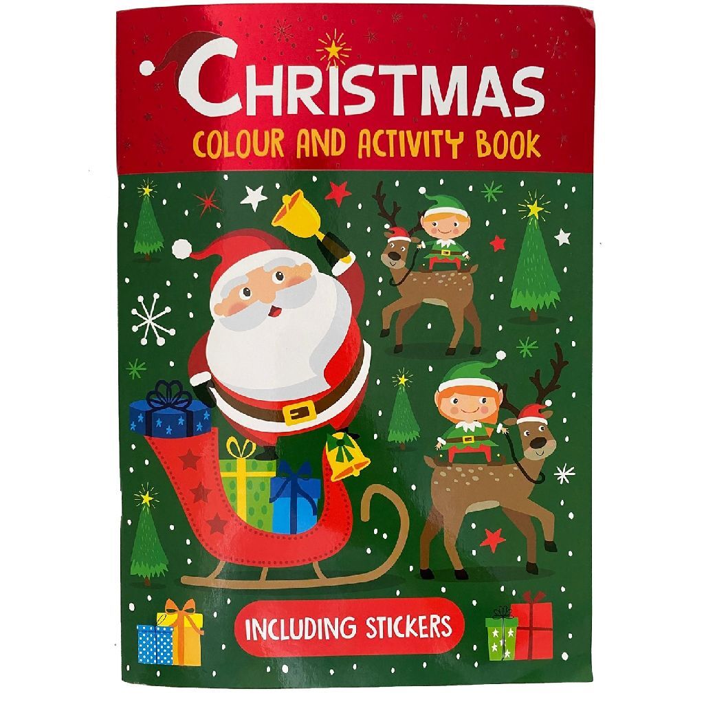 Victoire les activités de couleur holland livre A4 Noël