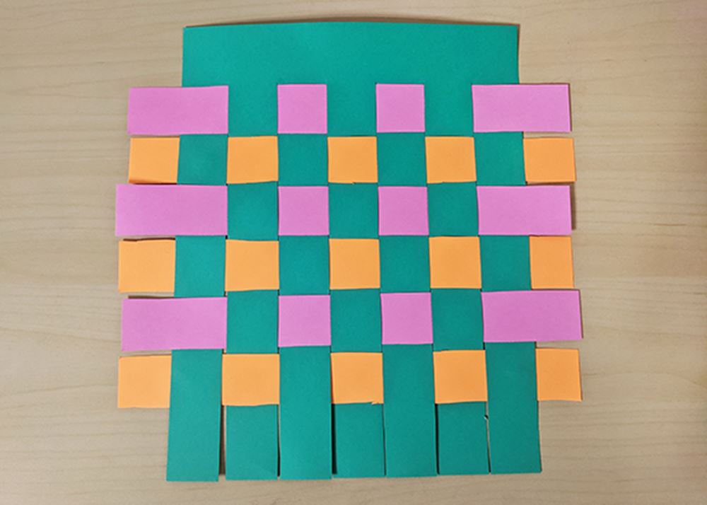 Bandes de tressage en papier Basic 50x1 cm 200 pièces