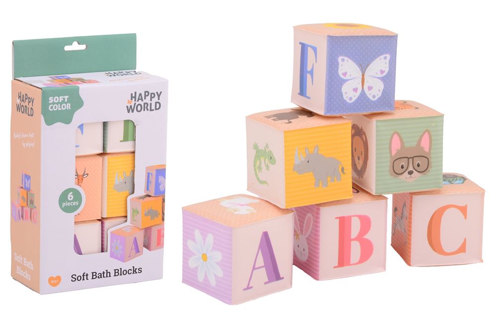 Johntoy John Toy Happy World 6 blocs de bain