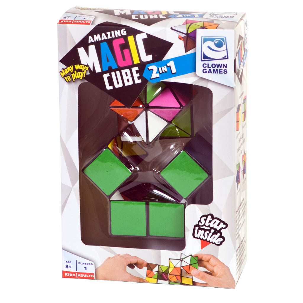 Jeux de clown cube de puzzle magique de clown 2-en-1