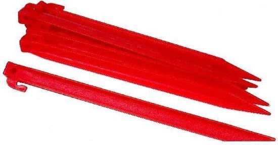 Piquets de tente d'extérieur en plastique 30 cm 6 pièces