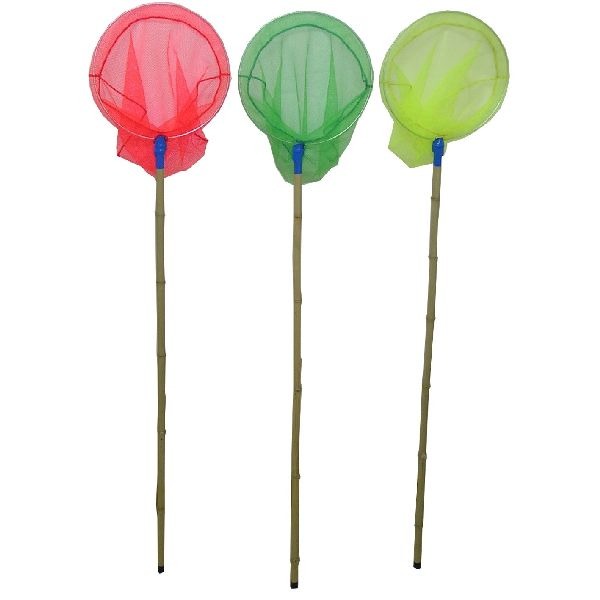 Épuisette Basic en Bambou 124cm Différentes Couleurs