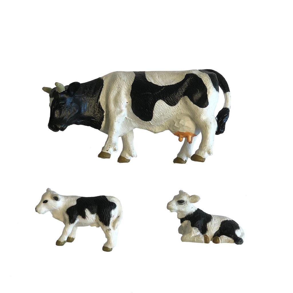 Ferme hollandaise vache de ferme hollandaise avec veaux 3 pièces