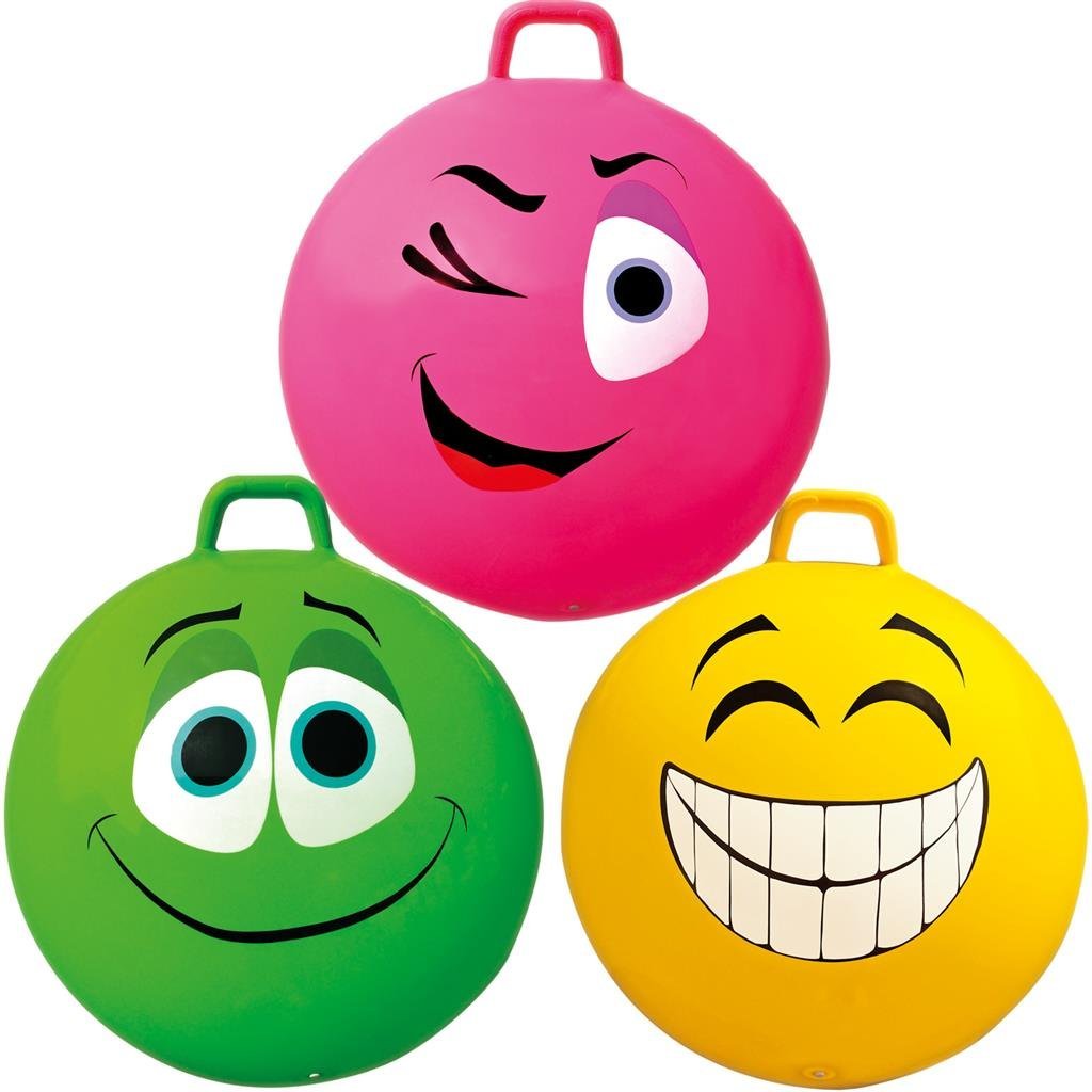 Ballon Skippy Summertime Skippy Buddy avec visage 65 cm