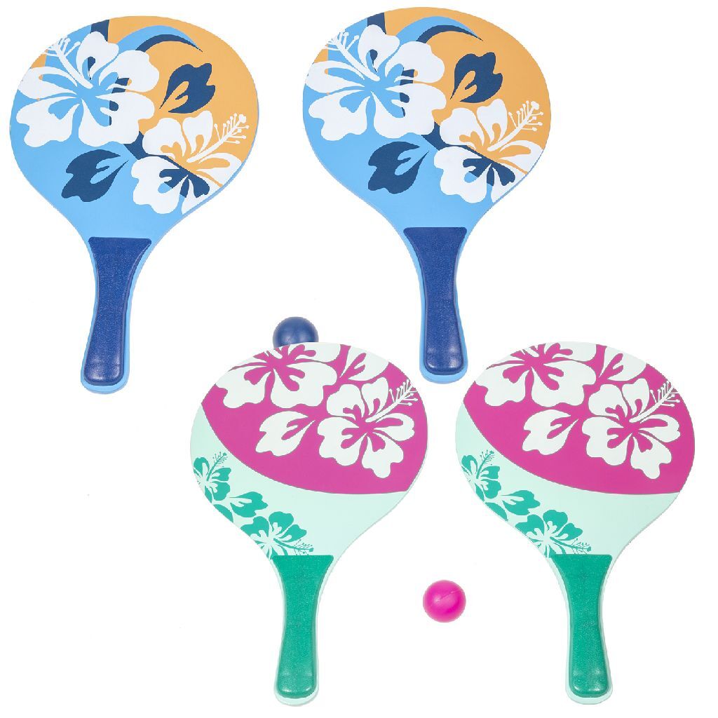 Ensemble de ballon de plage Summertime imprimé floral 3 pièces
