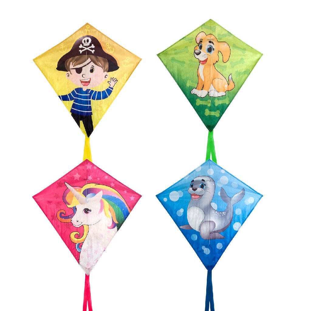 Mini cerf-volant junior Losange 25x25 cm