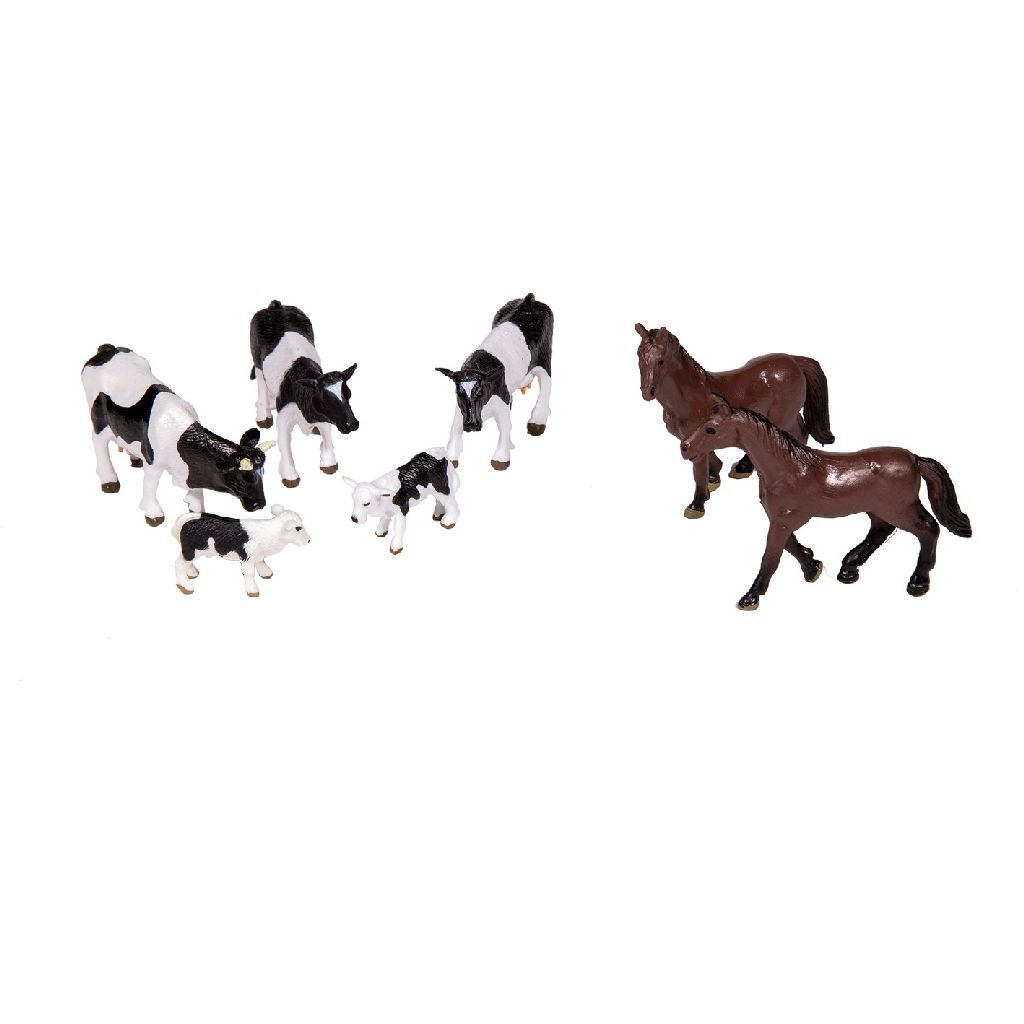Ferme hollandaise vaches et chevaux de la ferme hollandaise, ensemble 7 pièces