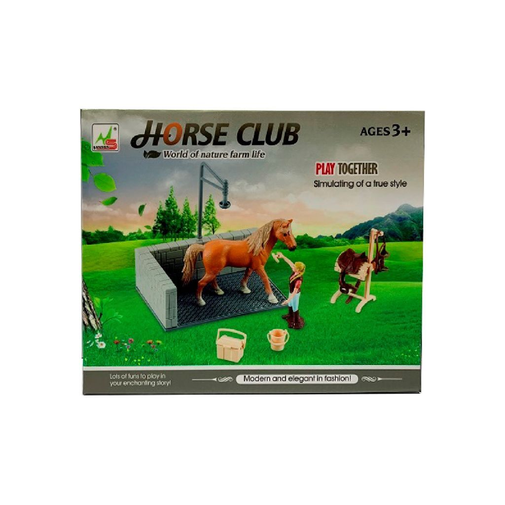 Coffret de lavage pour chevaux Basic Horse Club