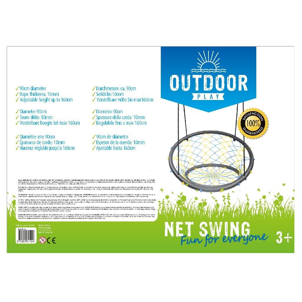 Chaise swing de jeu en plein air, 90 cm