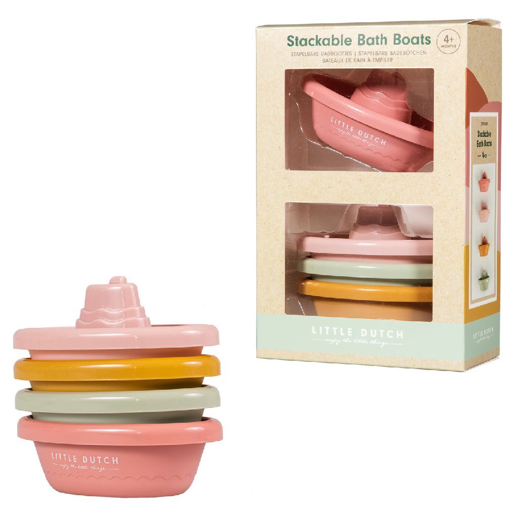 Little Dutch 4 bateaux de bain rose