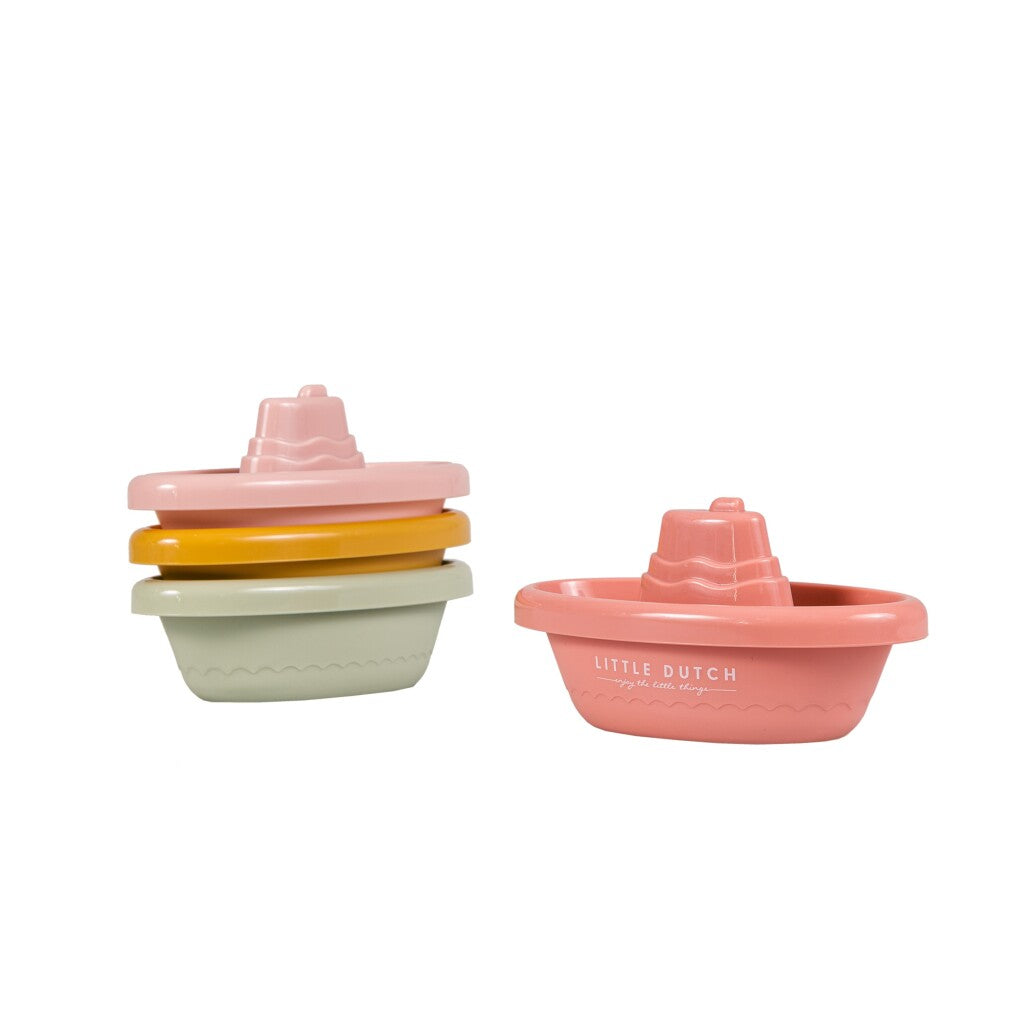 Little Dutch 4 bateaux de bain rose